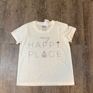NWT Doe. my HAPPY PLACE Graphic Tee